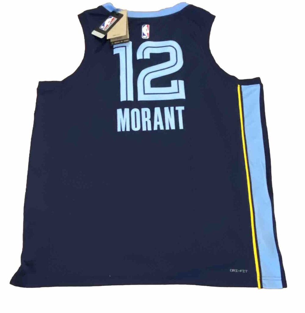 Nike Memphis Grizzlies Icon Edition Jersey Mens Large NBA Swingman Morant L
